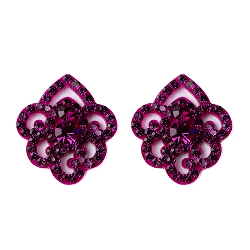 Brinco geometrico rosa