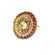 Anel redondo cravejado com strass