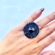 Anel redondo cravejado com strass