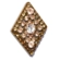 Brinco losango com strass brilhante – acessório feminino chique e glamouroso