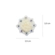 Brinco flor de pérolas com strass – feminino, feito à mão e sofisticado