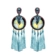 Binco maxi com tassel longo e bordados de seda e miçangas feminino luxuoso