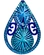 Brinco gota azul turquesa com strass– luxuoso, moderno e chique